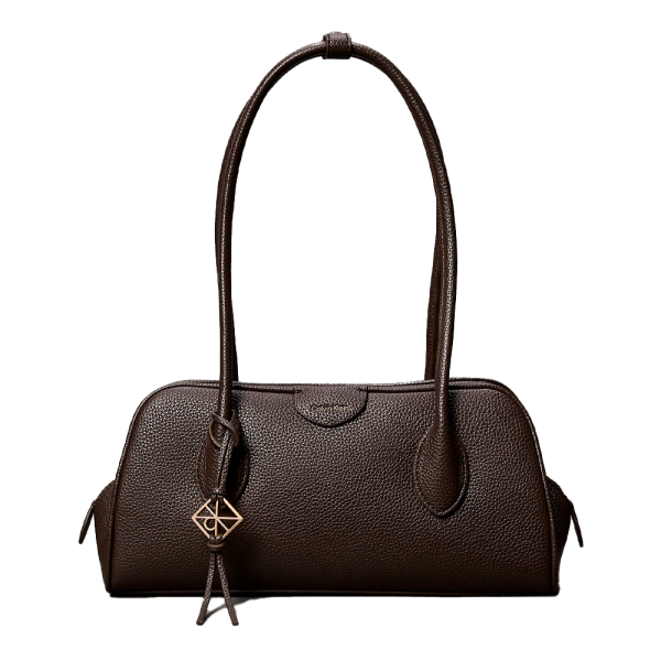Calvin Klein sac bandoulire grain logo emblmatique - U Brun- Ref 135 €